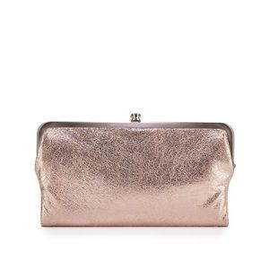 Hobo Lauren Double-Sided Leather Wallet Rose Pink